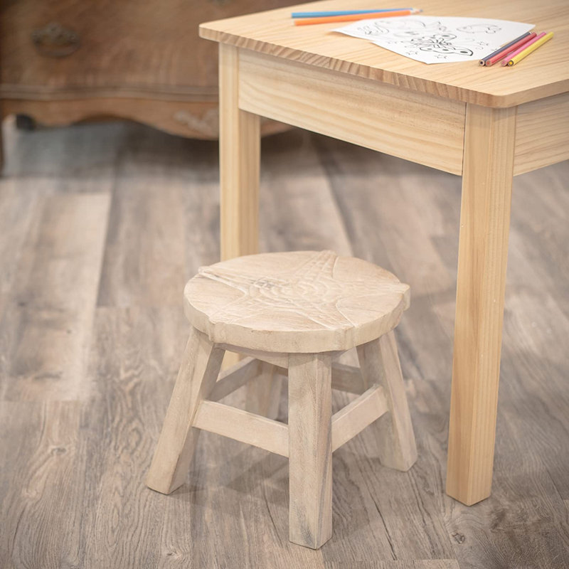 DeMontfort Natural Animals Step Stool