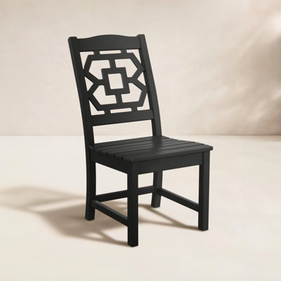 POLYWOOD® Chinoiserie Patio Side Chair