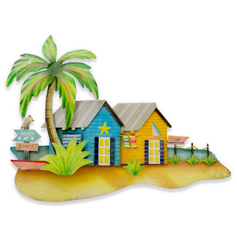 Handmade Coastal Landscape & Nature Wall Decor on Metal