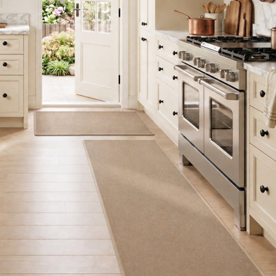 Machine Washable Non-Slip Jute Door Mat(Set of 2)