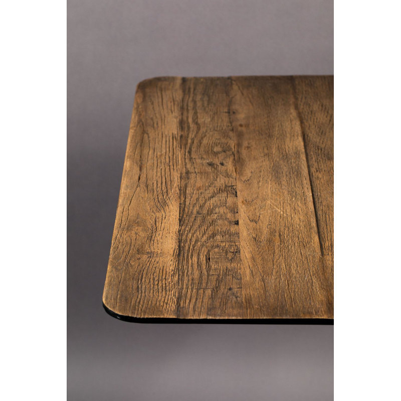 Braza Square Dining Table, 37" H, Brown