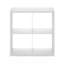 Leelan 76.2cm H x 76.2cm W Standard Bookcase-1201301189