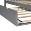 Lit plateforme en bois massif avec lit gigogne Boling par Harriet Bee-204829292-134855718