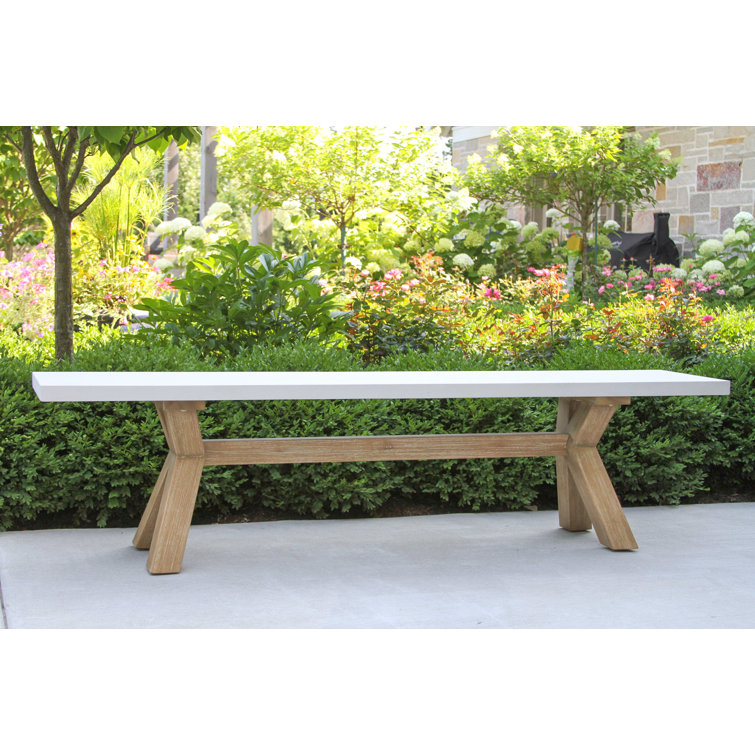Fleur 74'' Rectangular 6 - Person Outdoor Dining Set