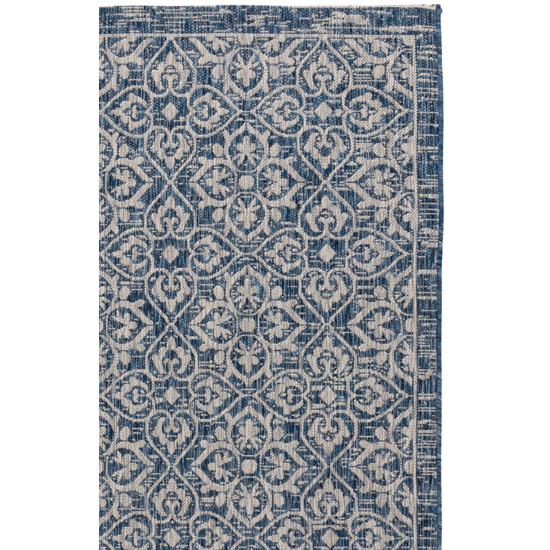 Spitzer Performance Oriental Indoor/Outdoor Area Rug, Rectangle 8' x 11'