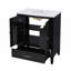 Meuble-lavabo polyvalent avec plusieurs options de rangement et matériaux durables-112430165