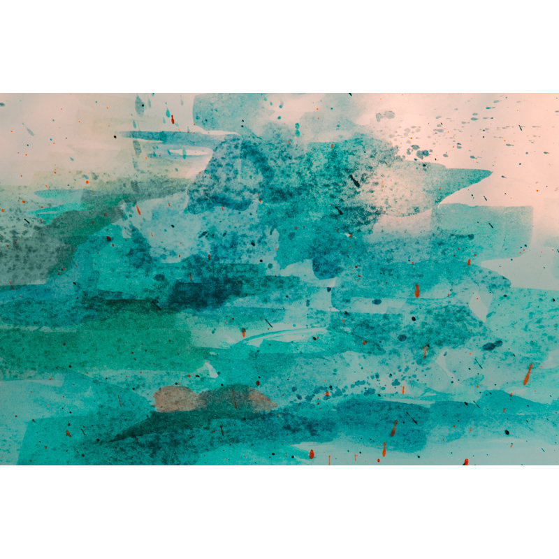 Abstract Watercolour Background - Wrapped Canvas Print, 20cm H x 30cm W x 3.8cm D