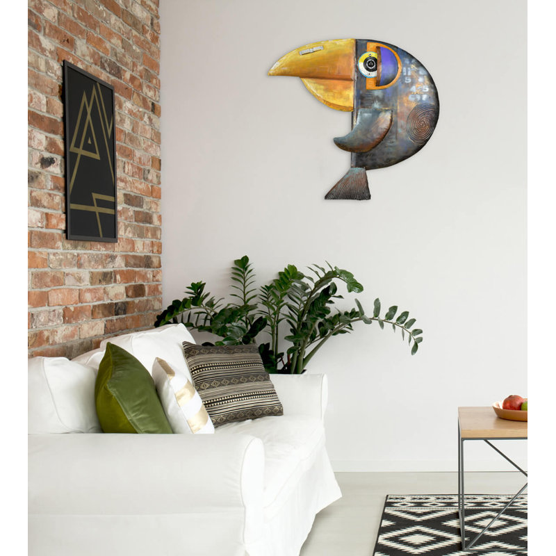 Watchful Toucan Metal Print