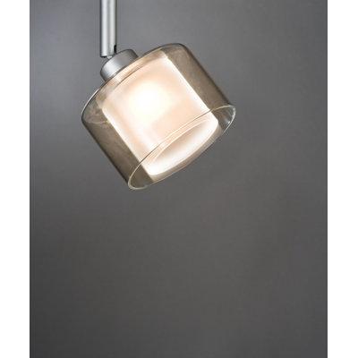 10 cm Lampenschirm U-Rail aus Glas