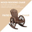 Chaise berçante de véranda Millwood Pines