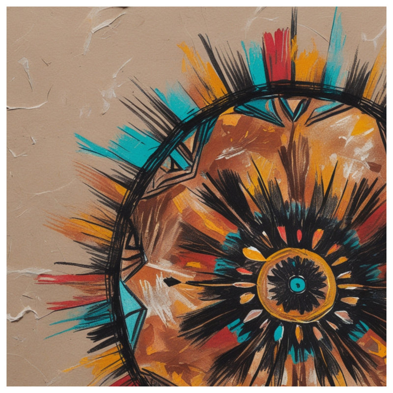 Abstract Sunburst Pattern Blankets, 50in W x 60in H