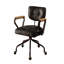 Chaise de bureau pivotante avec garniture cloutée-129409744-129409745