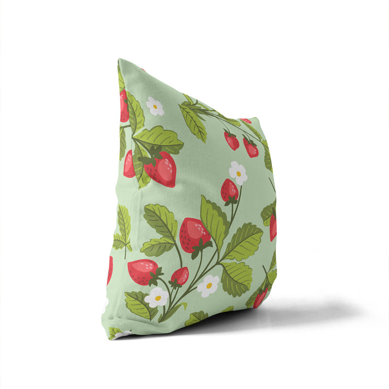 Palm Outdoor Pillow, 18"H x 18"W