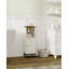 Armoire de rangement de salle de bain, armoire de coin avec tablettes, sens d'ouverture de porte personnalisé, organisateur de salle de bain avec tablette réglable pour la cuisine, le salon, armoire à papier hygiénique, brun blanc-72178235-74496264