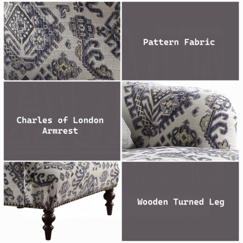 Chaise Saira avec coussin