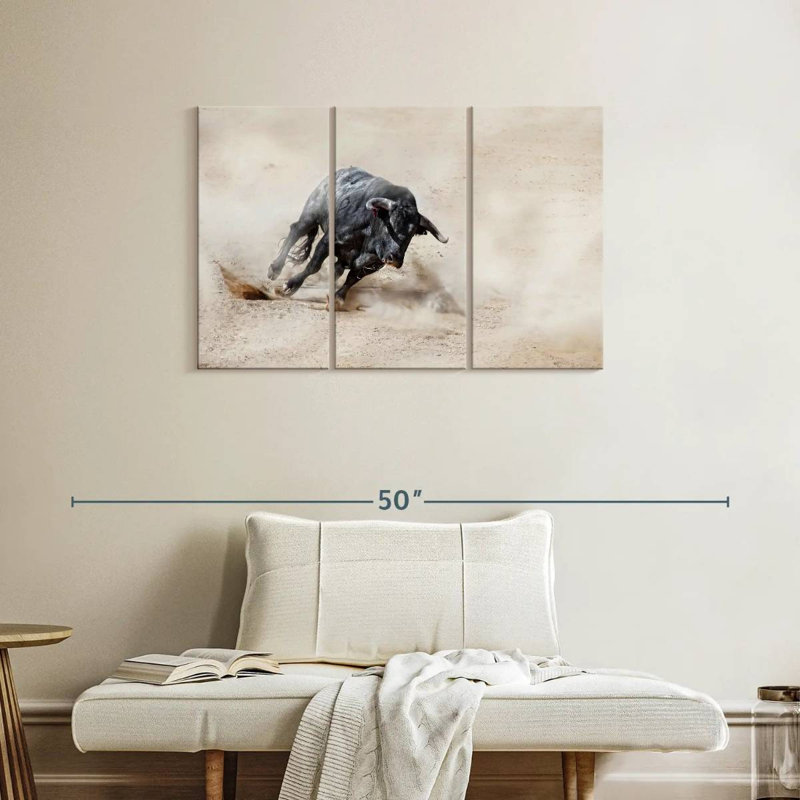Charging Bull, 24" H x 38" W