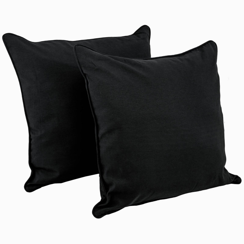 Soft Home Furnishings Cotton Blend Reversible Throw Pillow, Red