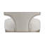 Chaise d'appoint en lin et champagne, ensemble de 2