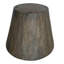 Table de bout cylindrique en bois massif
