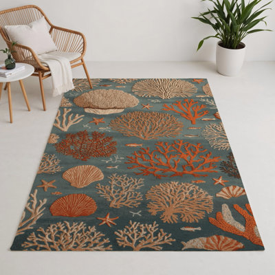 Tapis d'intérieur et d'extérieur brun Nature