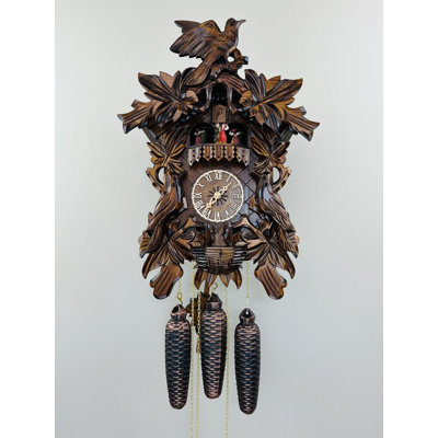  8-Day Hand-Carved German Musical Cuckoo Clock