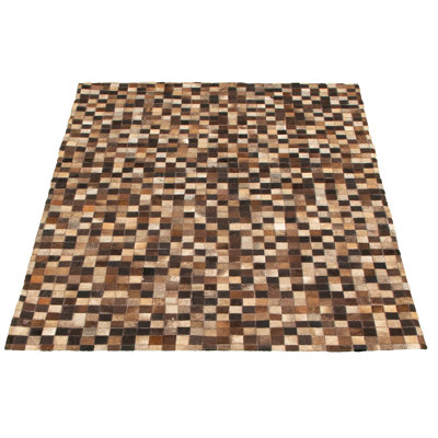 Cowhide Patchwork Indoor Rug