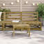 Frida 70cm Wide Wood Patio Sofa