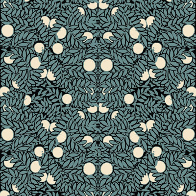 Orange Bush Self-Adhesive Wallpaper