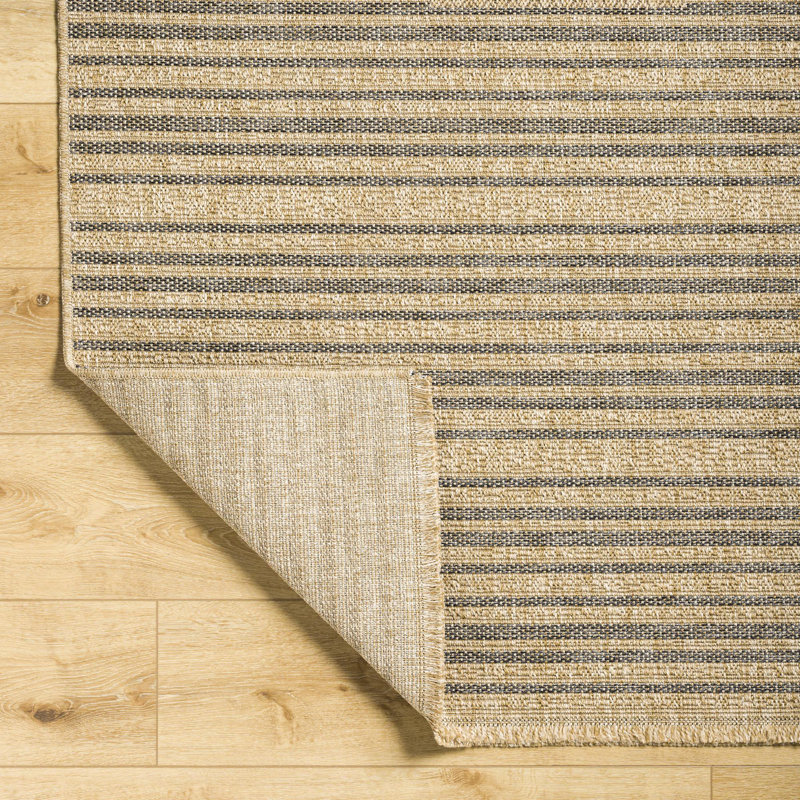 Abbie Striped Indoor / Outdoor Rug, Rectangle 5'1" x 6'10"