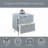 Gray Nightstand