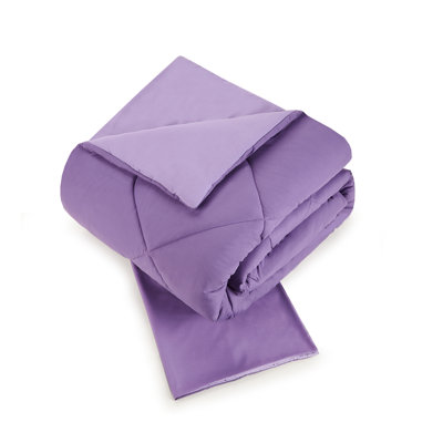 Ensemble d'édredon ultra-doux réversible en microfibre pour enfants - lavable à la machine, literie toutes saisons