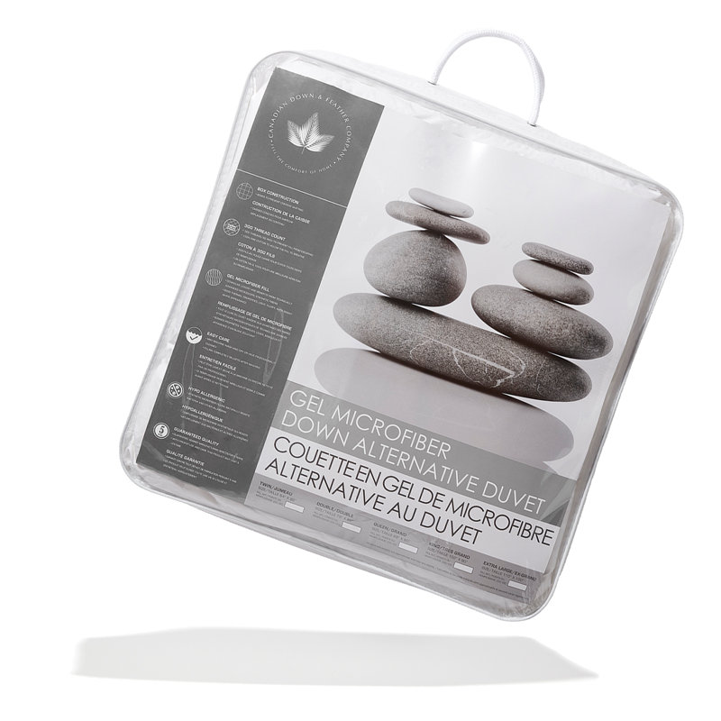 Full Size White Microfiber Down Alternative Comforter
