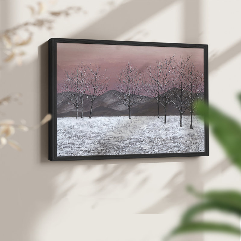 Coucher de soleil coucher de soleil II - reproduction encadrée, H 11 po x l 14 po, Noir, noir, noir, noir