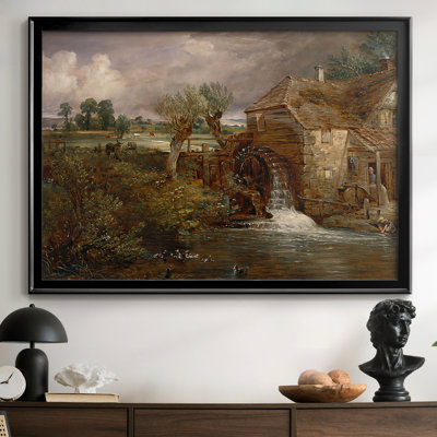 Parham Mill, Gillingham-John Constable, toile tendue avec châssis, v. 1826