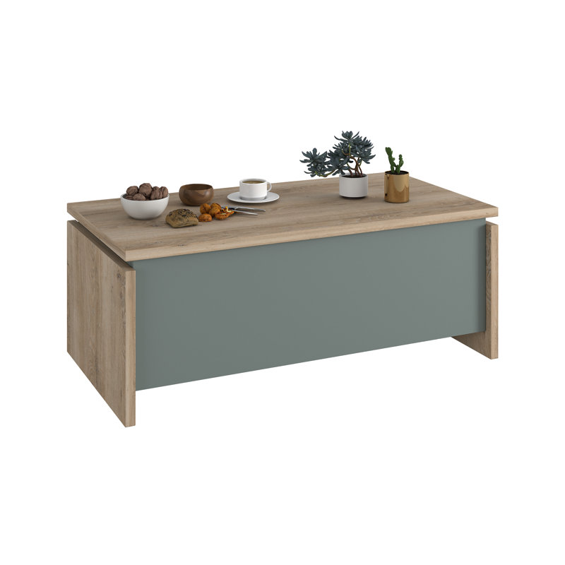 Bendte Lift Top Block Coffee Table with Storage