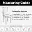 Housses de chaise, housses de chaise parsons extensibles, ensemble de 6