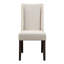 Chaise d'appoint rembourrée (ensemble de 2)