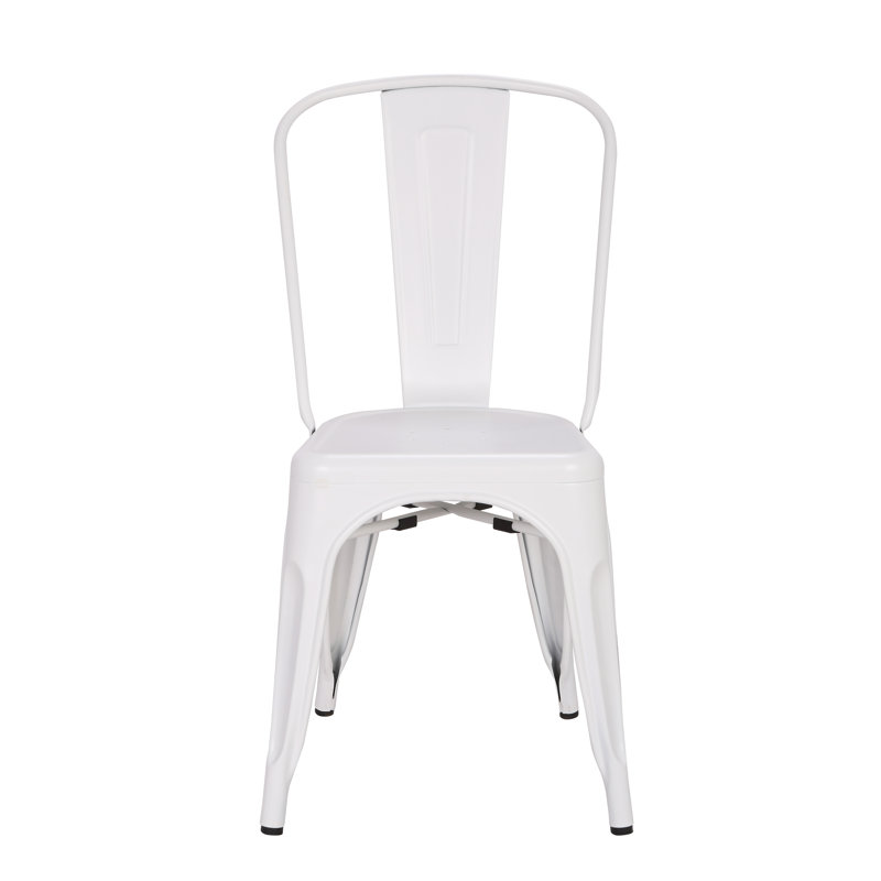 17.71'' H Upholstered Side Chair, Frosted White