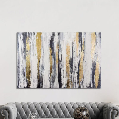 «Parallelism» par Nikki Chauhan, impression sur toile tendue