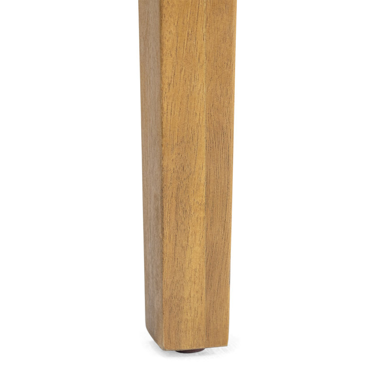Ensemble de salle à manger d'extérieur 3 pièces en bois d'acacia