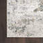 Distinctive Power Loom Synthetic Fibers Abstract Area Rug in Gray/Ivory