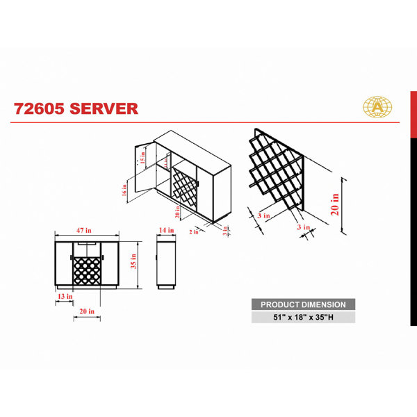 Dimensions du produit