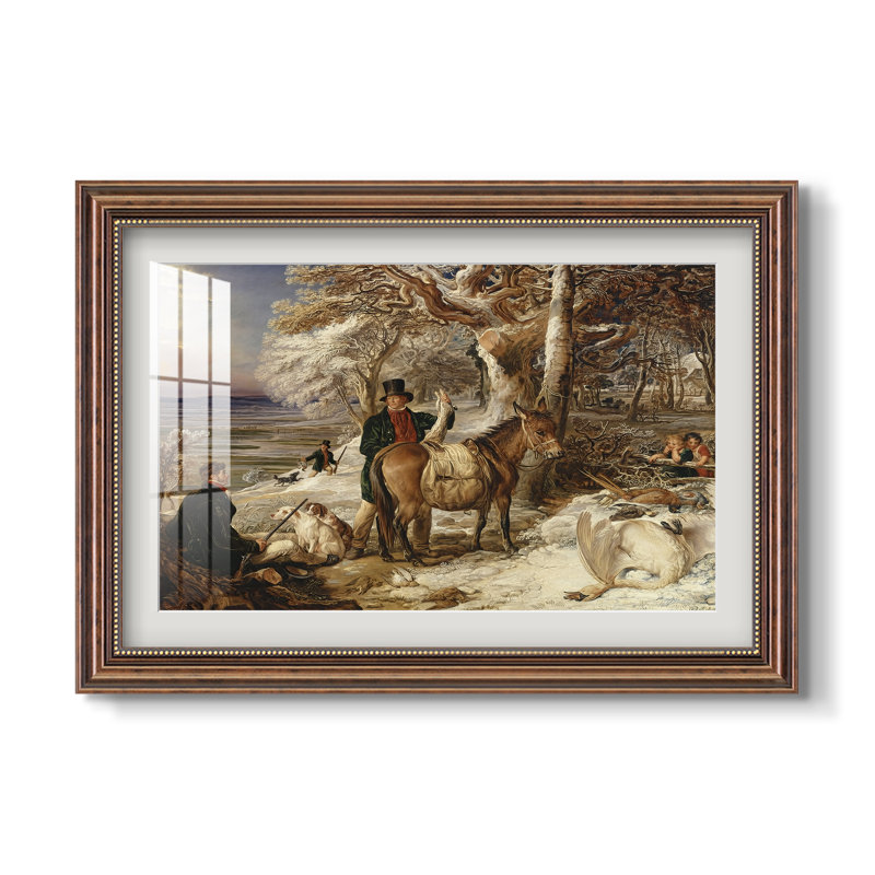 Le Sport du Jour, 1826 - James Ward - Estampe encadrée sur mesure, 16 po x 22 po, Impression encadrée avec passe-partout