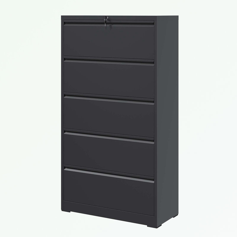 Margorie 15.75'' Wide Storage Cabinet, Black