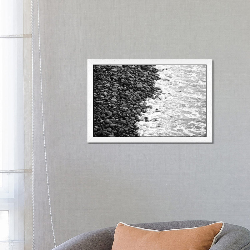 Ying Yang Rocks And Water, 2017 - Print on Canvas, White Floater Framed, 101.6 cm H x 66.04 cm W