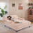 Luxury 57.1” Sofa Bed Chaise Lounge With Smart LED Lighting, Plush Chenille Fabric, And Adjustable Reclining Design-351475446