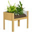 Boîte à fleurs surélevée en bois-278237289