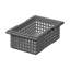Ensemble de 2 bacs de rangement empilables en plastique gris Like-it pour artisanat et salle de bain-895868550-895868551