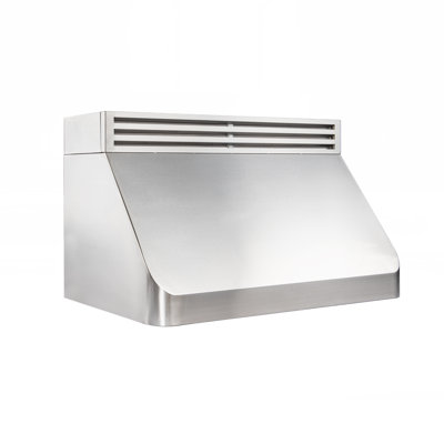 36" RK 600 CFM Ductless Under Cabinet Range Hood in Brushed 430 Stainless Steel