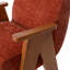Tabouret de comptoir rembourré avec accoudoirs Kyajah-1931962080